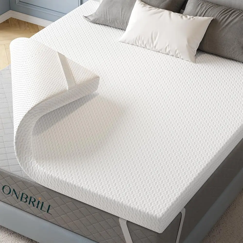 Mattr Topper Twin 2 H, Cooling Gel Memory Foam Bed Topper With Cooling Cover, Bamboo Charcoal Infused, Soft & Pressure Relief &
Mattr Topper Twin 2 H, Cooling Gel Memory Foam Bed Topper With Cooling Cover, Bamboo Charcoal Infused, Soft & Pressure Relief &