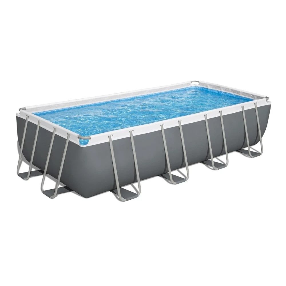 18' X 9' X 48” Above Ground Pool, Rectangular Metal Frame Outdoor Swimming Pool Set with Sand Filter, Customized
18' X 9' X 48” Above Ground Pool, Rectangular Metal Frame Outdoor Swimming Pool Set with Sand Filter, Customized