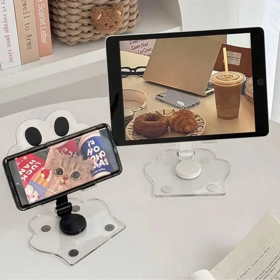 360° Rotating Tablet Stand, Foldable Cat Paw Phone Holder - Large Size For Tablets, Small Size For Phones - Cute Desktop Decor, Suitable For IPad, Phones, Switch, E-Readers
360° Rotating Tablet Stand, Foldable Cat Paw Phone Holder - Large Size For Tablets, Small Size For Phones - Cute Desktop Decor, Suitable For IPad, Phones, Switch, E-Readers