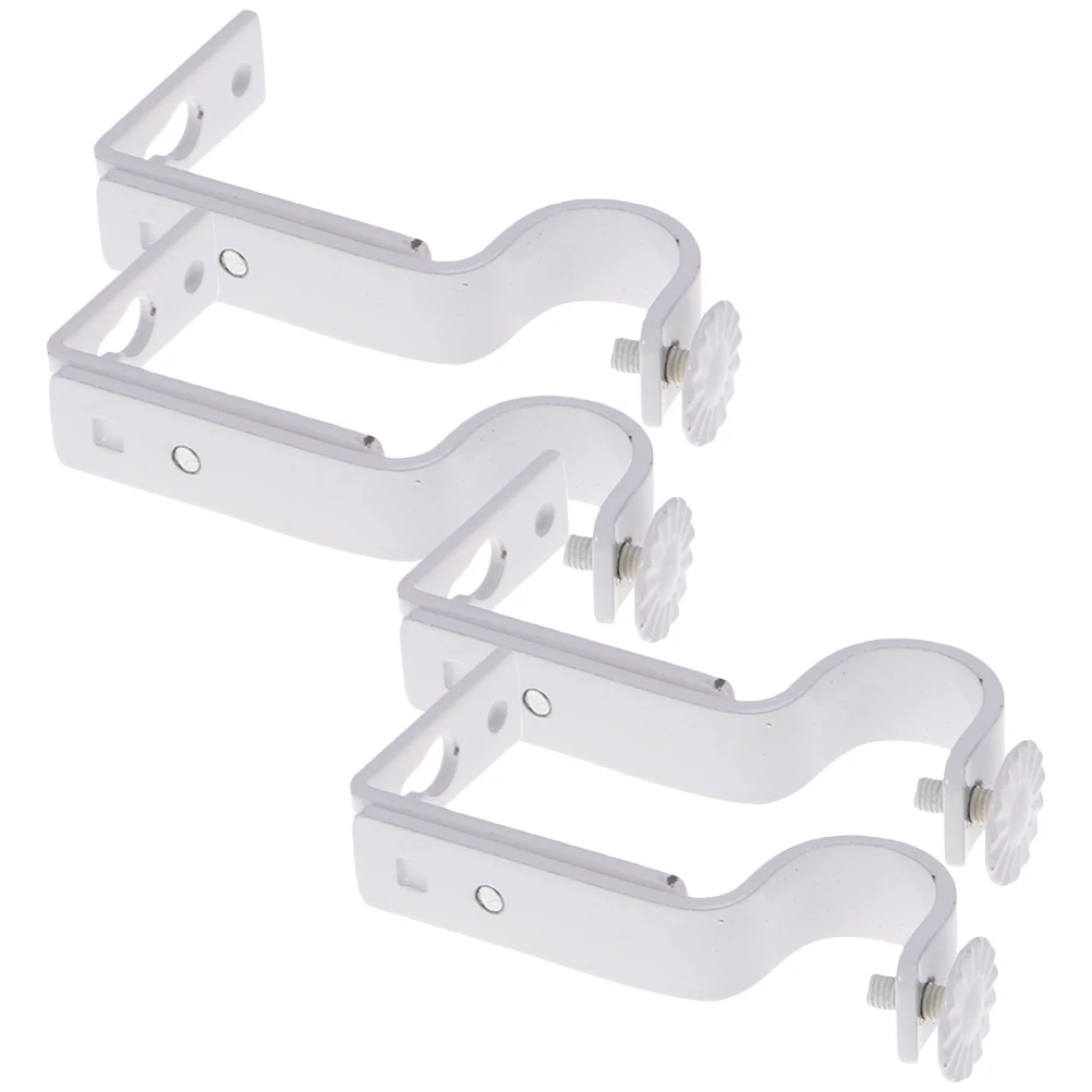2 Pairs Curtain Rod Brackets Heavy Duty Wall Mount Iron Alloy Holders Adjustable Drapery Pole Support Hardware
2 Pairs Curtain Rod Brackets Heavy Duty Wall Mount Iron Alloy Holders Adjustable Drapery Pole Support Hardware