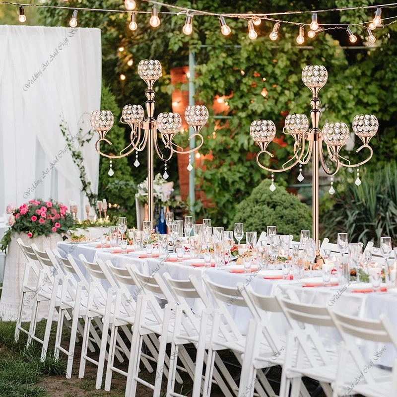 8 шт. 100/120 см f30 Золотые металлические канделябры с 5 рожками для свадебного декора, подсвечники, хрустальные центральные элементы для свадебных торжеств hh130
8 шт. 100/120 см f30 Золотые металлические канделябры с 5 рожками для свадебного декора, подсвечники, хрустальные центральные элементы для свадебных торжеств hh130