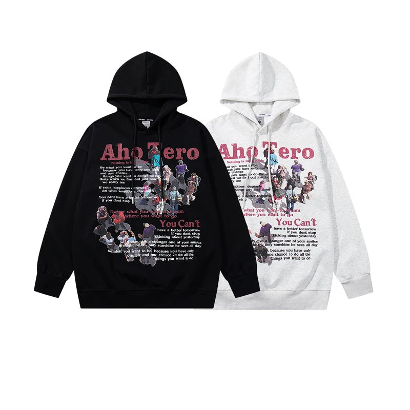 American Street Figure Letter Print Hooded Sweater Men's Trendy Brand Loose Pullover Couple Shirt Top Anime Hoodie Harajuku
American Street Figure Letter Print Hooded Sweater Men's Trendy Brand Loose Pullover Couple Shirt Top Anime Hoodie Harajuku