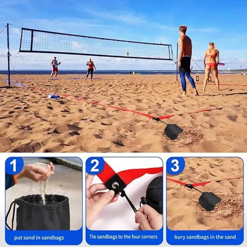 U2JB Outdoor Volleyball Boundaries Line Volleyball Courts Webbing Marker Enduring
U2JB Outdoor Volleyball Boundaries Line Volleyball Courts Webbing Marker Enduring