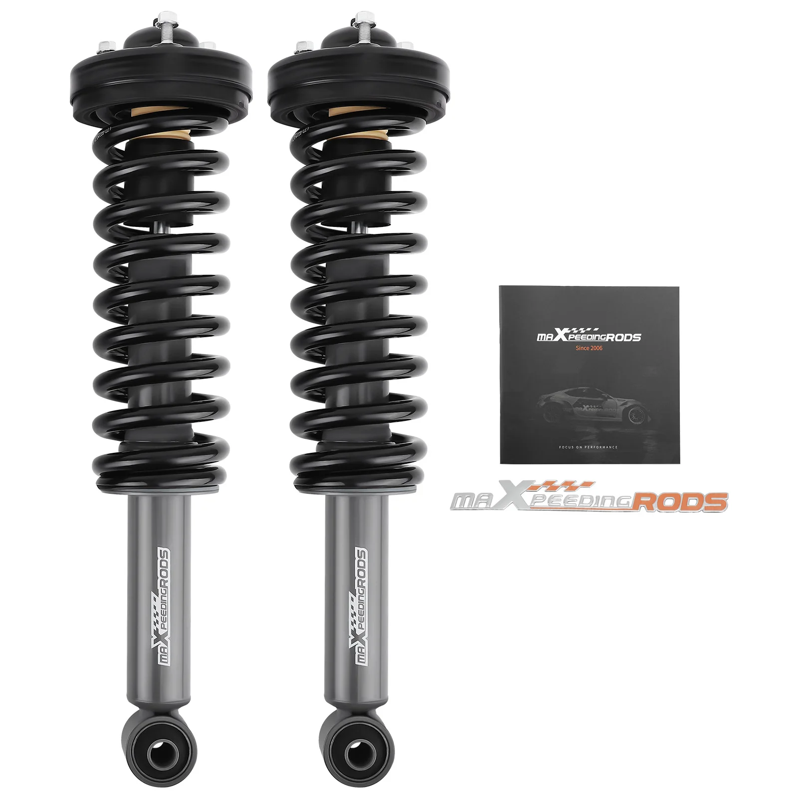 Front Struts Coil Spring Complete Assembly For Ford F-150 4WD 09-13
Front Struts Coil Spring Complete Assembly For Ford F-150 4WD 09-13
