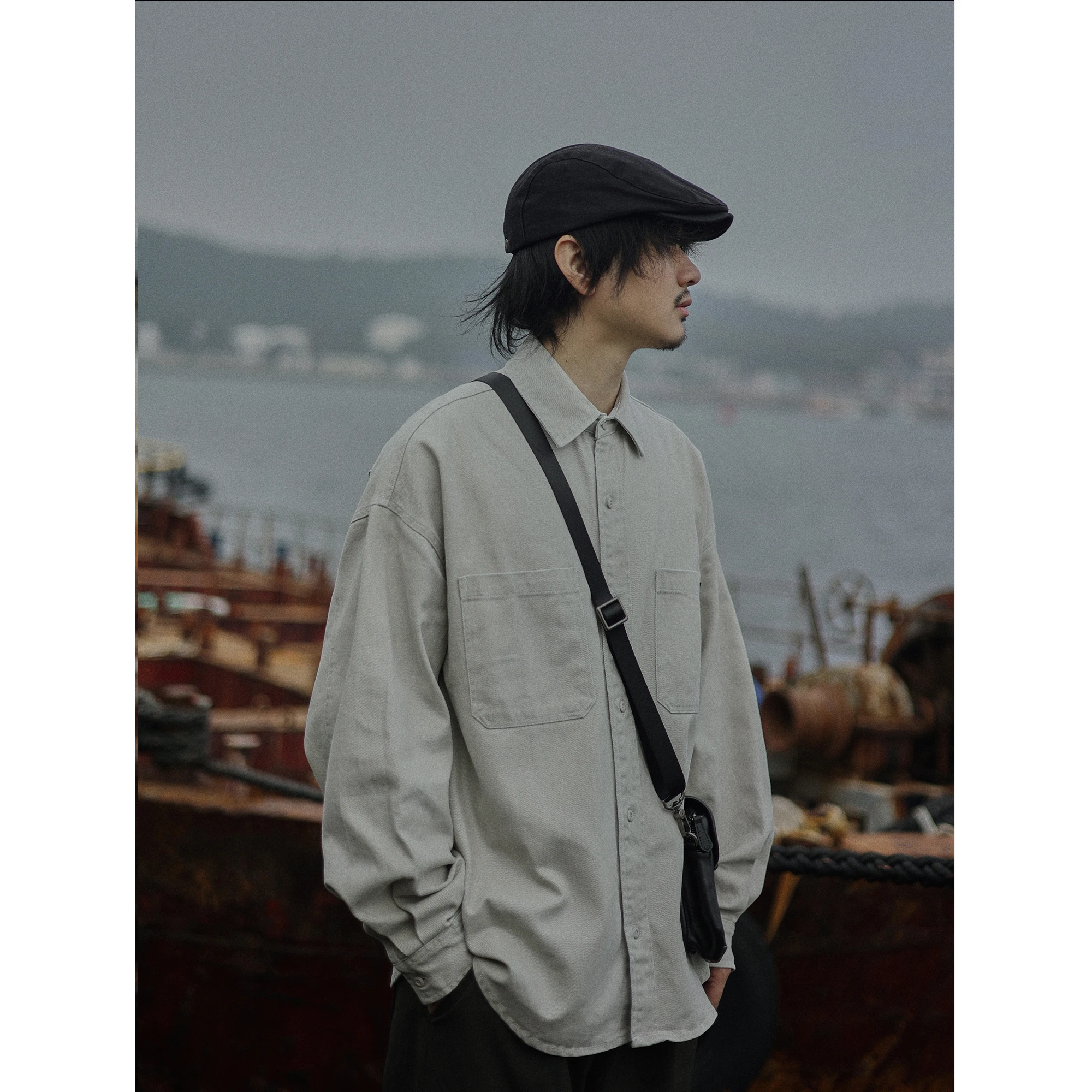 Retro Washed Plaid Men's Shirt Spring Autumn Anti-Wrinkle Loose Fit Heavyweight Casual Long Sleeve Pure Color Outerwear
Retro Washed Plaid Men's Shirt Spring Autumn Anti-Wrinkle Loose Fit Heavyweight Casual Long Sleeve Pure Color Outerwear