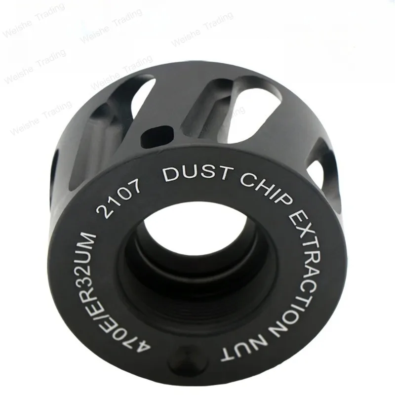Aluminum 24000rpm Spindle Dust Extractor Nut ER25UM ER32UM ER40UM Dust Removal Dust Nut Adsorption Nut
Aluminum 24000rpm Spindle Dust Extractor Nut ER25UM ER32UM ER40UM Dust Removal Dust Nut Adsorption Nut