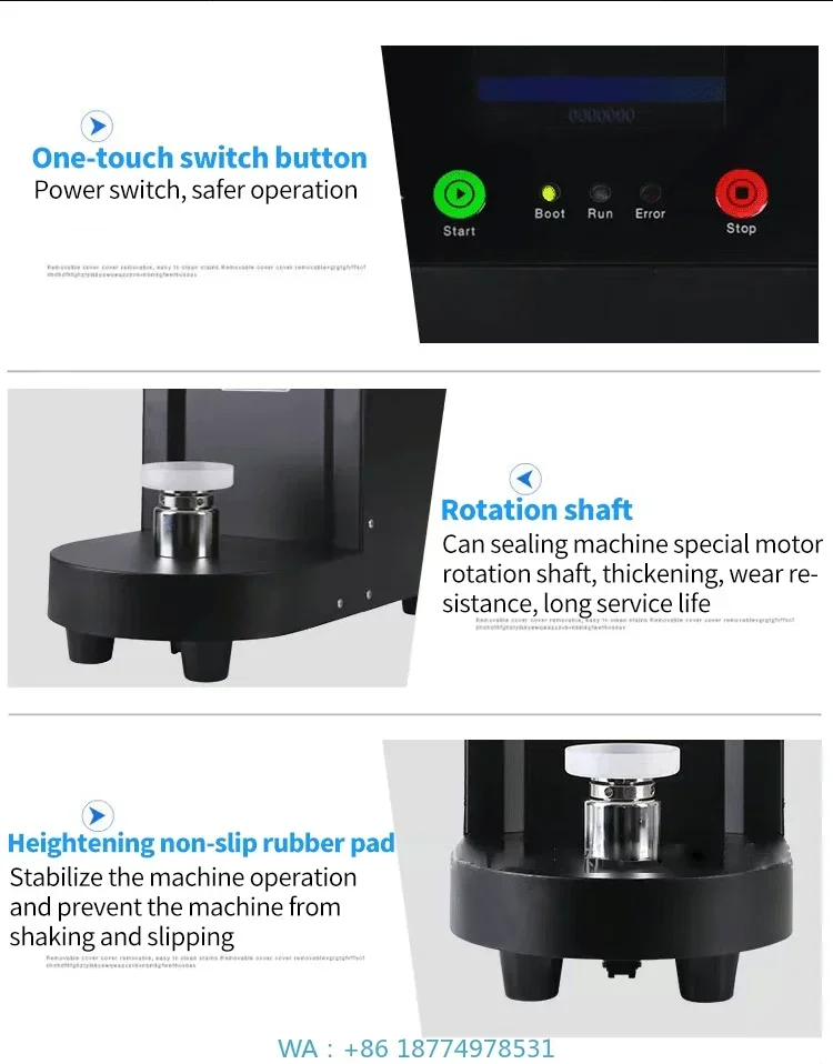 up Sealer Automatic Non Rotating Arc Can Sealing MachineManufacturer 30-200mm Big Size Tinplate Tin Seaming PET Soda Milk Tea C
up Sealer Automatic Non Rotating Arc Can Sealing MachineManufacturer 30-200mm Big Size Tinplate Tin Seaming PET Soda Milk Tea C