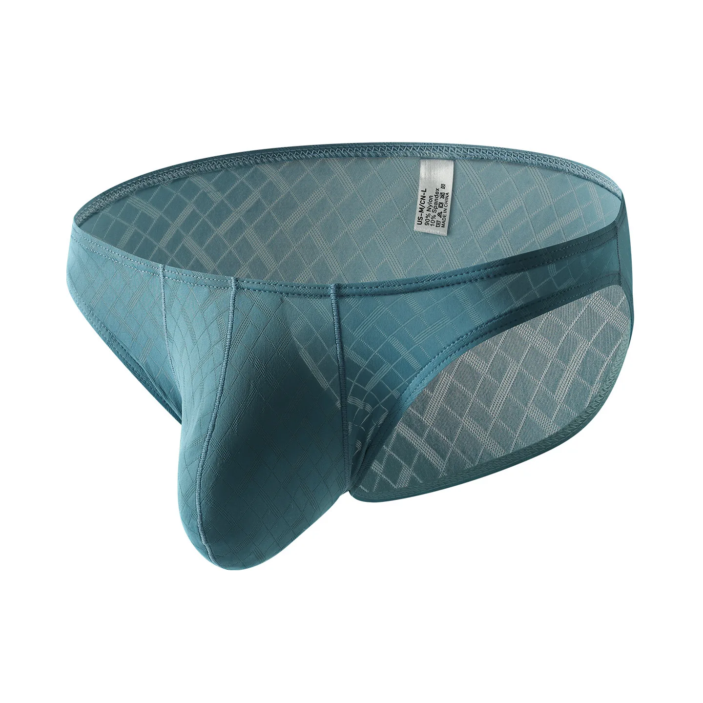 Ice Silk Men's Jacquard Triangle Briefs, Low-rise Sheer Grid Underwear with Bulge Pouch underpants
Ice Silk Men's Jacquard Triangle Briefs, Low-rise Sheer Grid Underwear with Bulge Pouch underpants