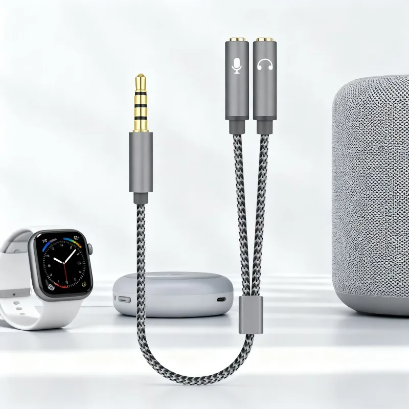 3.5mm Headset Adapter Headphone Mic Y Splitter Cable 3.5mm AUX Stereo Audio Male to 2 Female Separate Audio Microphone Plugs
3.5mm Headset Adapter Headphone Mic Y Splitter Cable 3.5mm AUX Stereo Audio Male to 2 Female Separate Audio Microphone Plugs