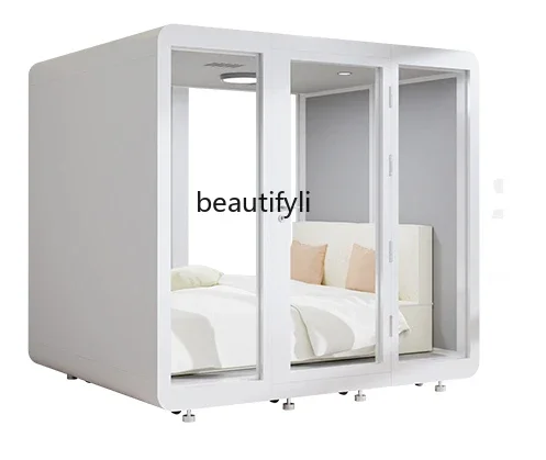 Indoor soundproof room Sleeping cabin Bedroom warehouse Mobile work study Piano silent room Soundproof room
Indoor soundproof room Sleeping cabin Bedroom warehouse Mobile work study Piano silent room Soundproof room