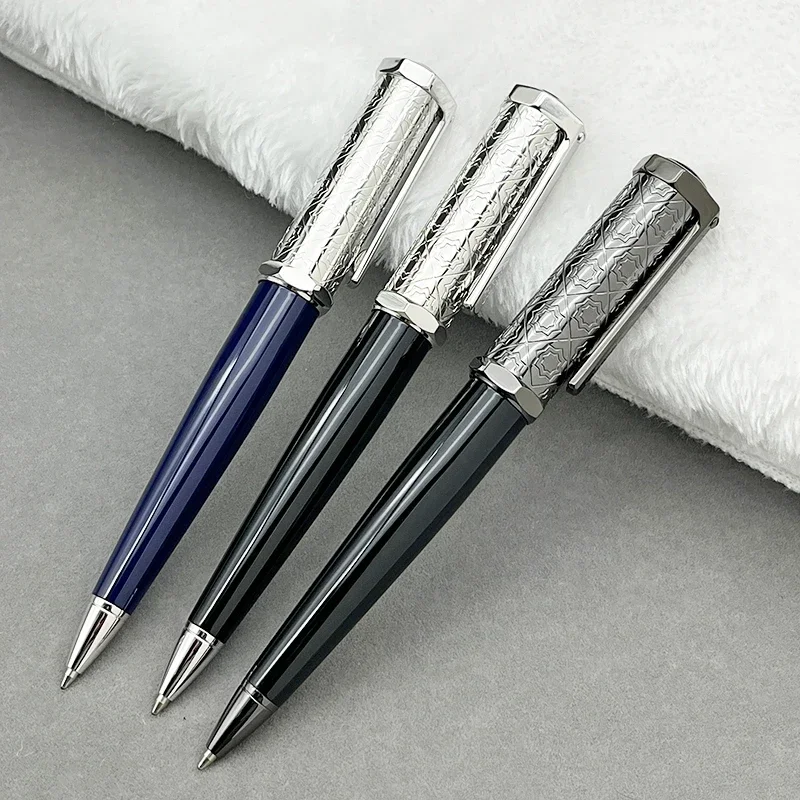 Yamalang Octagon Black Silver carving Metal Ballpoint Pen High quality Business Office Gift Pens
Yamalang Octagon Black Silver carving Metal Ballpoint Pen High quality Business Office Gift Pens
