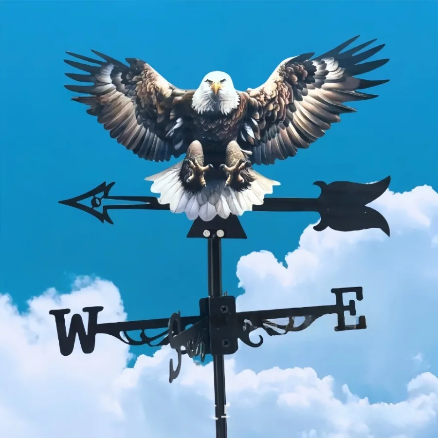 Colorful Metal Owl Weathervane,Handcrafted Iron Garden Decor for Yard,Patio Outdoor Decoration Eagle Rotating Indicator Iron Art
Colorful Metal Owl Weathervane,Handcrafted Iron Garden Decor for Yard,Patio Outdoor Decoration Eagle Rotating Indicator Iron Art