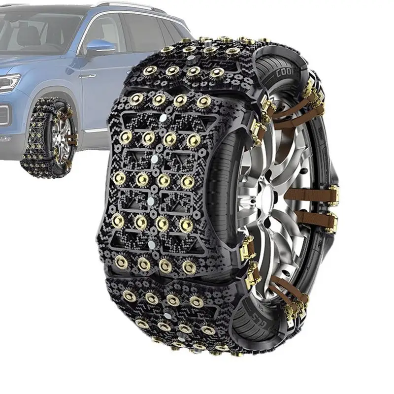 Tire Chains For Cars 6pcs Truck Tire Chains Heavy Duty Car Anti-Skid Chain Anti Slip Snow Chains Multi-use Winter Snow Mud Tire
Tire Chains For Cars 6pcs Truck Tire Chains Heavy Duty Car Anti-Skid Chain Anti Slip Snow Chains Multi-use Winter Snow Mud Tire