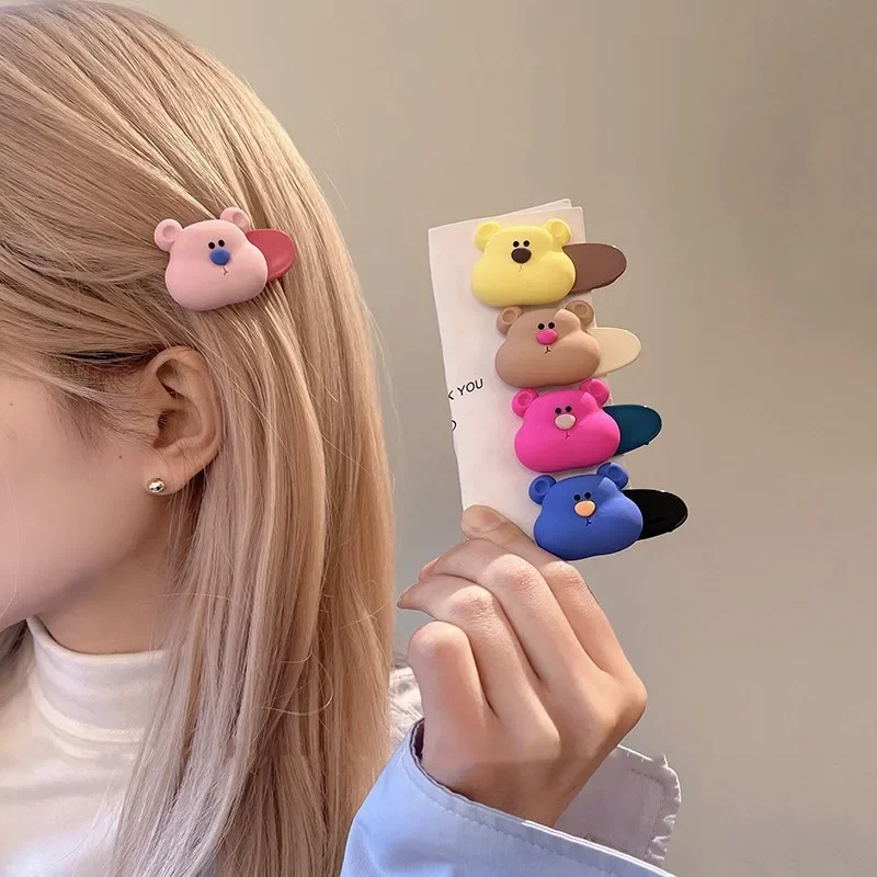 2pcs/set Candy Color Little Bear Hairpin Korean Charm Sweet Cute Alligator Clips Summer Hair Accessories for Women Kids Headwear
2pcs/set Candy Color Little Bear Hairpin Korean Charm Sweet Cute Alligator Clips Summer Hair Accessories for Women Kids Headwear