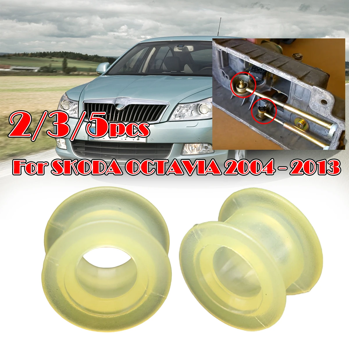 2/3/5PC Gear Shift Cable Bushing For SKODA OCTAVIA 2004-2013 Lever Repair Kit Gearbox Selector End Linkage Rubber Sleeve Clip
2/3/5PC Gear Shift Cable Bushing For SKODA OCTAVIA 2004-2013 Lever Repair Kit Gearbox Selector End Linkage Rubber Sleeve Clip