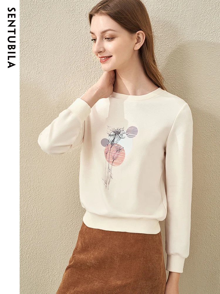 SENTUBILA Casual Sweatshirts for Women 2024 Spring Fashion Cotton Loose Straight Pullovers O-neck Art Print Long Sleeve Tops
SENTUBILA Casual Sweatshirts for Women 2024 Spring Fashion Cotton Loose Straight Pullovers O-neck Art Print Long Sleeve Tops