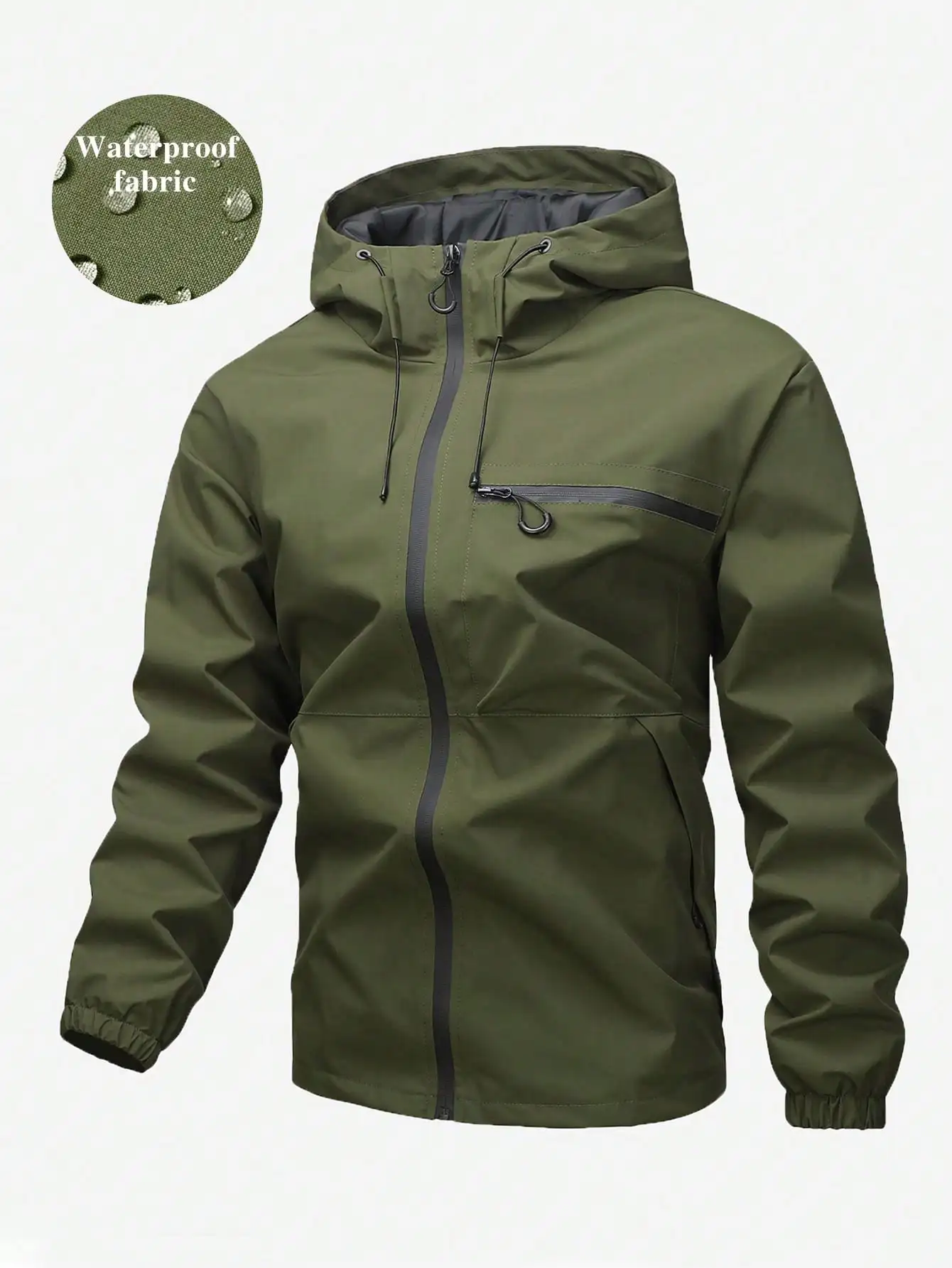 Outdoor Hiking Windproof Jacket Climbing New Outdoor Jackets Men's Hooded Drawstring Soft Shell Wind & Water Resistant Jacket
Outdoor Hiking Windproof Jacket Climbing New Outdoor Jackets Men's Hooded Drawstring Soft Shell Wind & Water Resistant Jacket