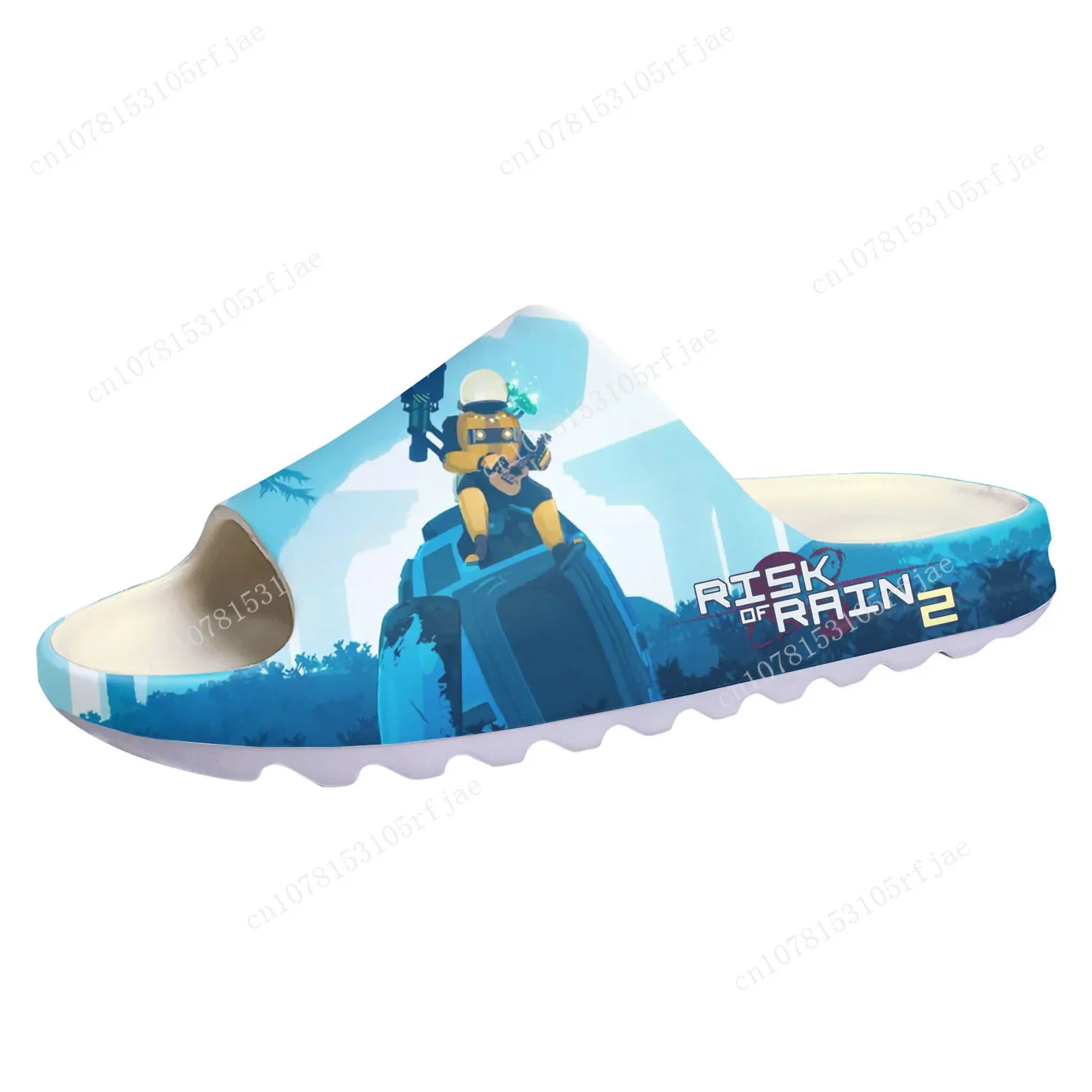 Risk of Rain 2 Soft Sole Sllipers Hot Cartoon Game Mens Womens Teenager Fashion Home Clogs Custom Water Shoes on Shit Sandals
Risk of Rain 2 Soft Sole Sllipers Hot Cartoon Game Mens Womens Teenager Fashion Home Clogs Custom Water Shoes on Shit Sandals