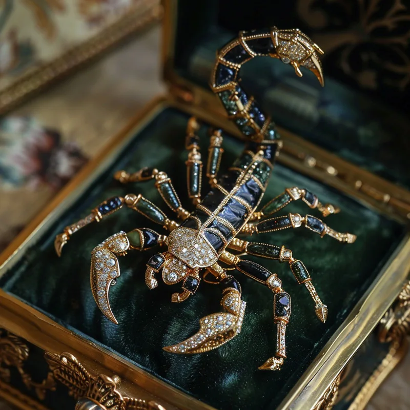 XZ light luxury European and American style scorpion brooch, exquisite low-key accessories pin, personalized luxury brooch
XZ light luxury European and American style scorpion brooch, exquisite low-key accessories pin, personalized luxury brooch
