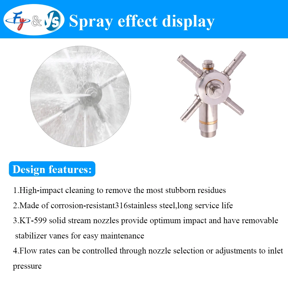 360 ° Вращающаяся чистящая насадка, насадка для мытья распылительного бака из нержавеющей стали 304, регулируемая распылительная насадка высокого давления
360 ° Вращающаяся чистящая насадка, насадка для мытья распылительного бака из нержавеющей стали 304, регулируемая распылительная насадка высокого давления
