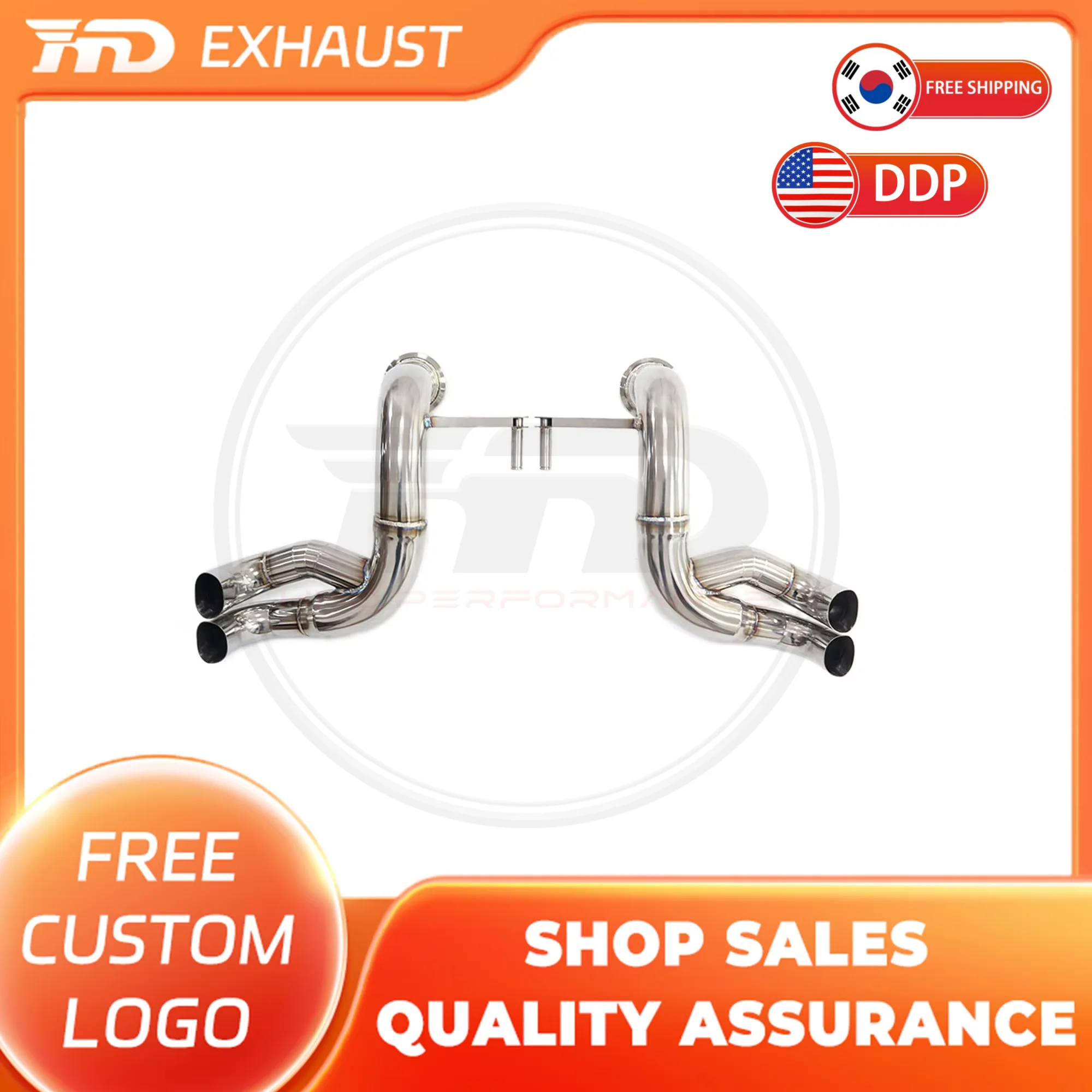 HMD Hot sale Stainless Steel Exhaust System Performance Catback exhaust for Audi R8 V10 Automobile Accessories
HMD Hot sale Stainless Steel Exhaust System Performance Catback exhaust for Audi R8 V10 Automobile Accessories