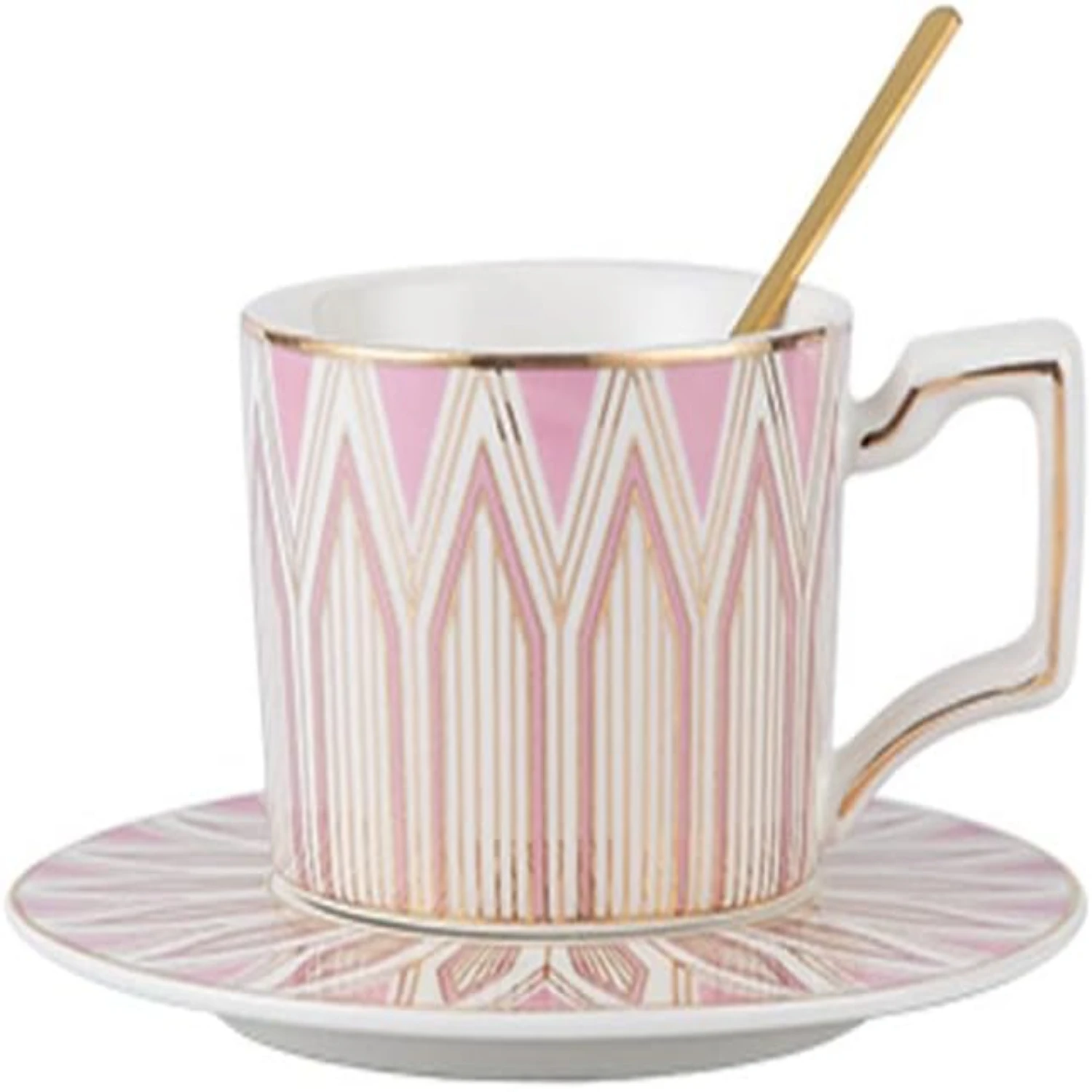 Luxurious European Ceramic Coffee Cup and Saucer Set - Light Elegant British Afternoon Tea Exquisite Te
Luxurious European Ceramic Coffee Cup and Saucer Set - Light Elegant British Afternoon Tea Exquisite Te