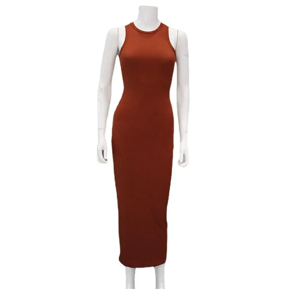 Lady Club Dress Elegant Maxi Dress for Women Round Neck Sheath Style with High Elasticity Ankle Length for Club Parties Special
Lady Club Dress Elegant Maxi Dress for Women Round Neck Sheath Style with High Elasticity Ankle Length for Club Parties Special