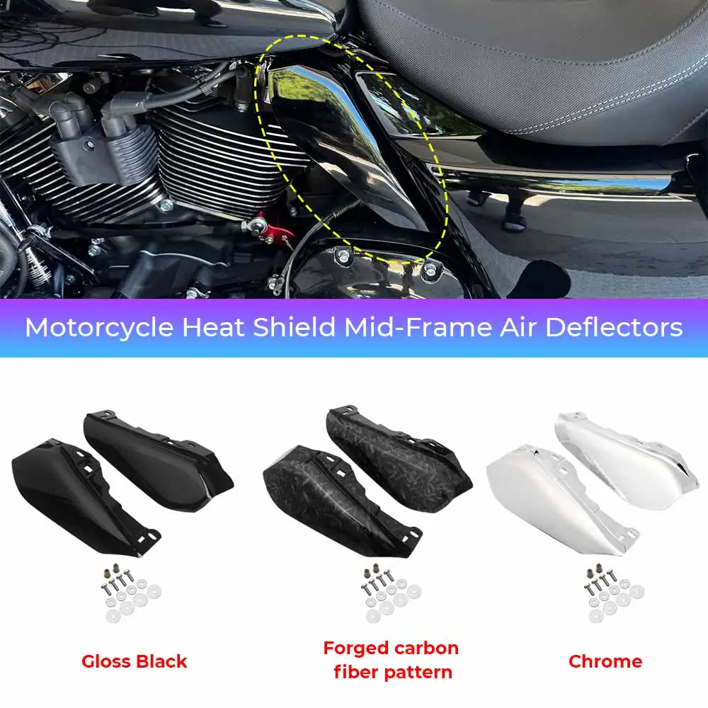 2PCS Engine Heat Air Deflectors Fairing Cover For Harley Road Street Glide CVO ST Special FLHX FLTRX FLTRXSTSE 2023-2026 Motor
2PCS Engine Heat Air Deflectors Fairing Cover For Harley Road Street Glide CVO ST Special FLHX FLTRX FLTRXSTSE 2023-2026 Motor