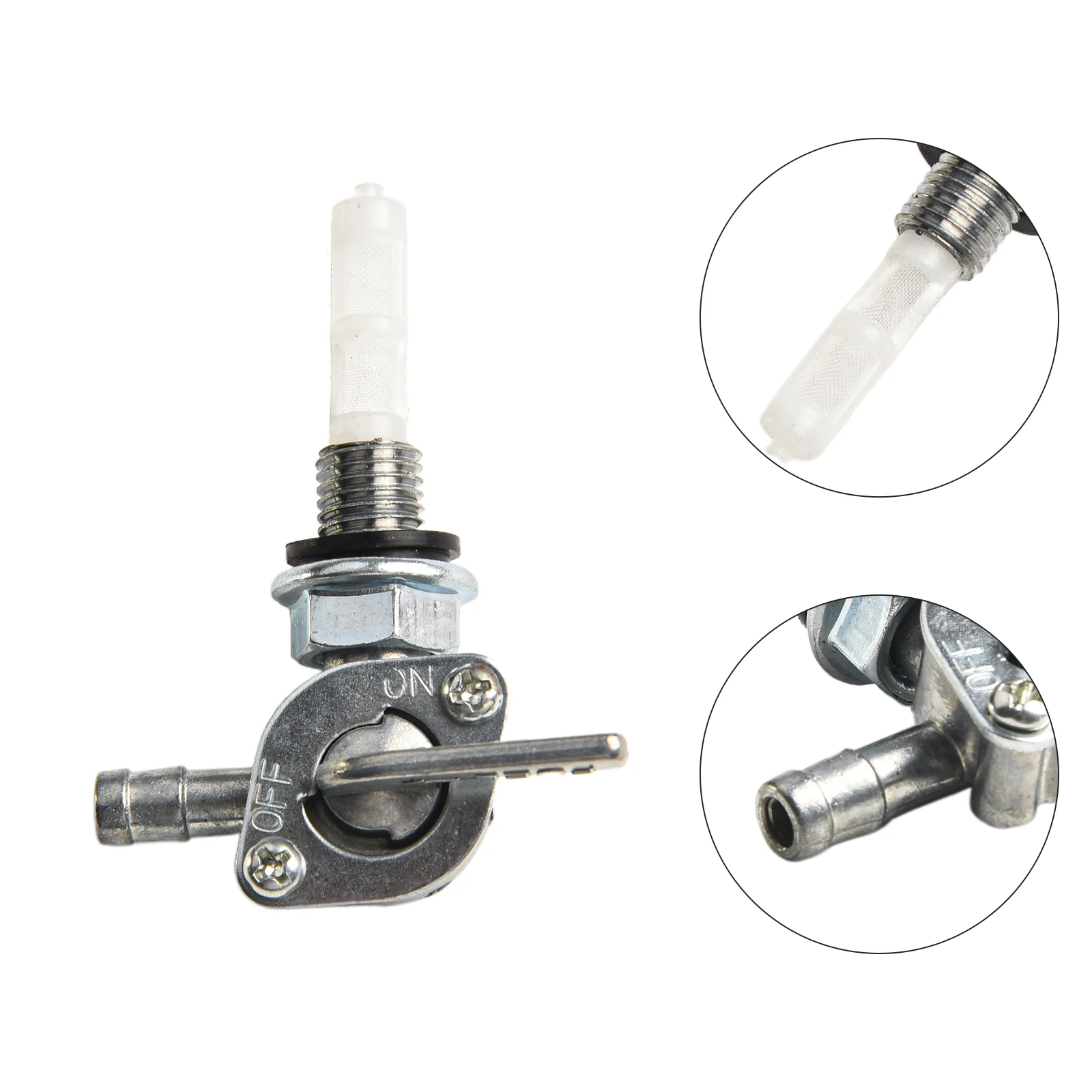 Brand New High Quality Switch Valve Fuel Fuel Shutoff Home Lawn Mowers M10x1.25 ON/OFF Silver 1/4inch Hose 1PCS
Brand New High Quality Switch Valve Fuel Fuel Shutoff Home Lawn Mowers M10x1.25 ON/OFF Silver 1/4inch Hose 1PCS