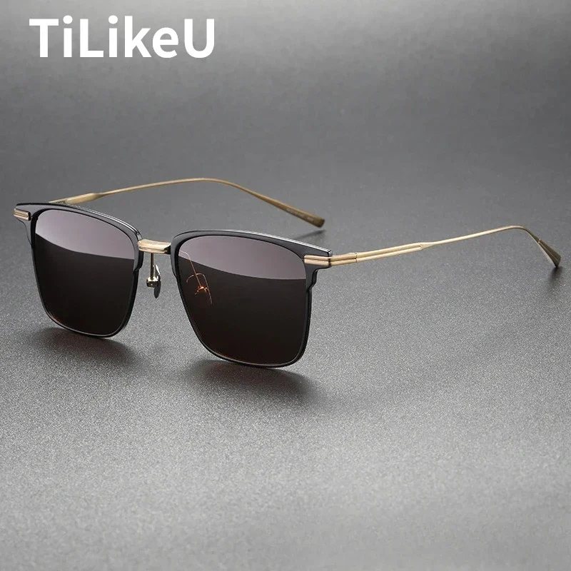 Japanese Style Pure Titanium Square Polarized Sunglasses Men and Women Ultra-light Outdoor Driving Fishing Glasses UV400 Eyewear
Japanese Style Pure Titanium Square Polarized Sunglasses Men and Women Ultra-light Outdoor Driving Fishing Glasses UV400 Eyewear