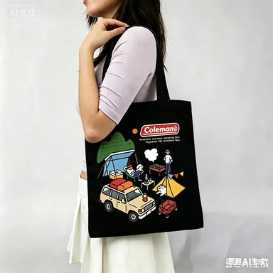 2026 Summer New Camping Print Canvas Tote Bag Casual Shoulder Bag for Outdoor Travel Grocery Shopping
2026 Summer New Camping Print Canvas Tote Bag Casual Shoulder Bag for Outdoor Travel Grocery Shopping