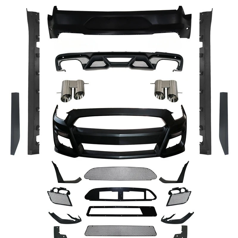 GT500 Style Bumper Body Kit Grille Exhaust Tips Upgrade Set
GT500 Style Bumper Body Kit Grille Exhaust Tips Upgrade Set