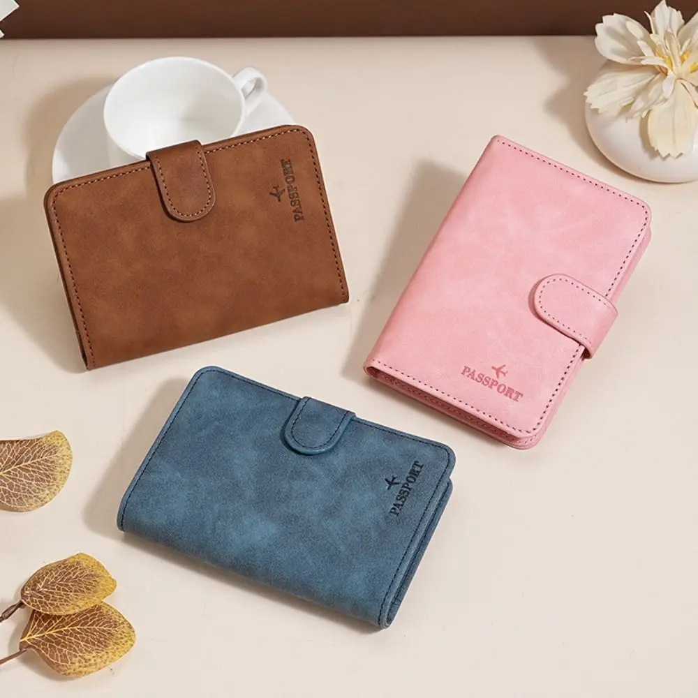 Solid Color Leather Passport Holder Multifunctional Card Case Certificate Storage Bag Airplane Check-in Ticket Holder
Solid Color Leather Passport Holder Multifunctional Card Case Certificate Storage Bag Airplane Check-in Ticket Holder
