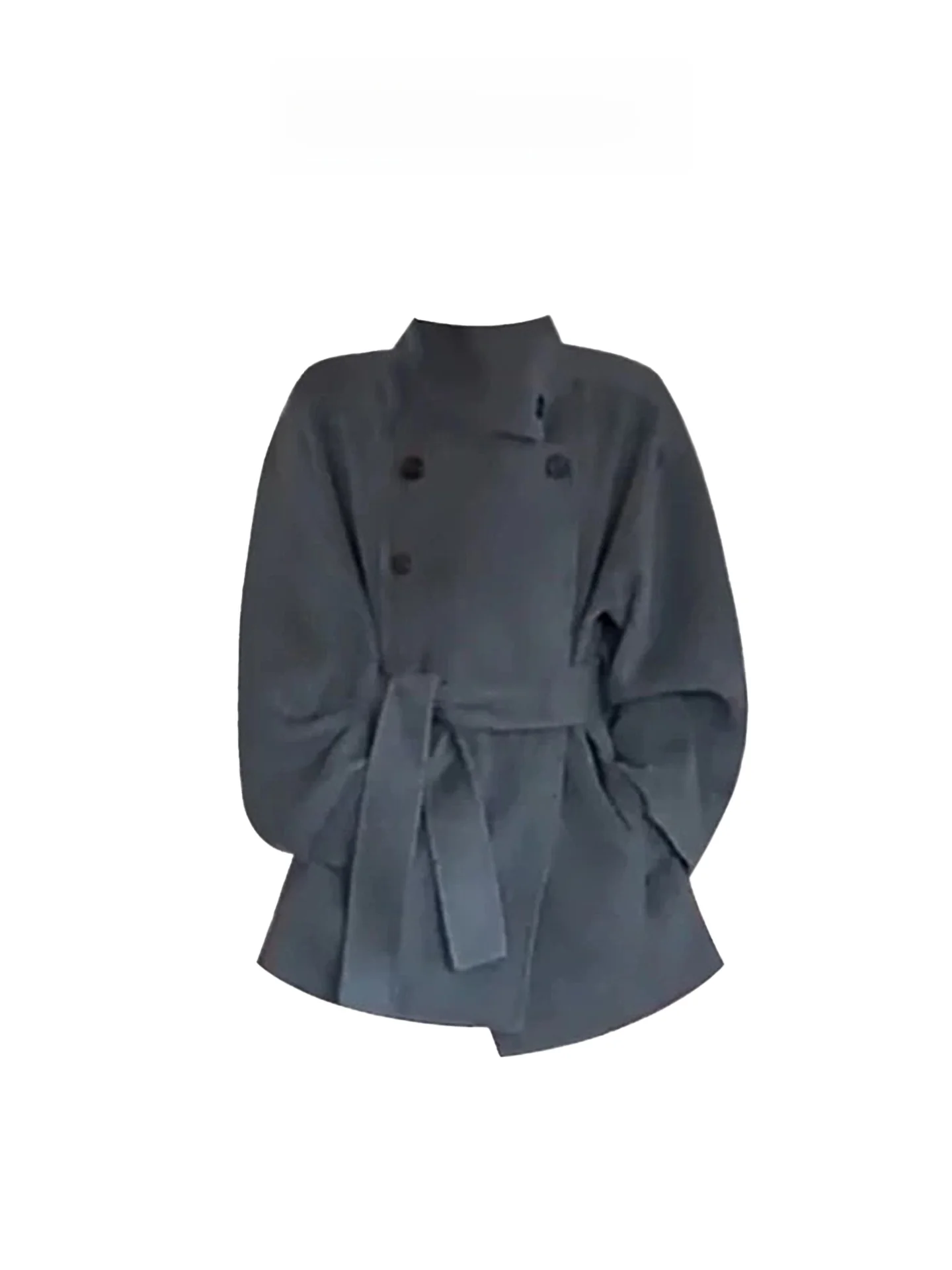 HEZA Retro Slimming Stand Collar Woolen Coat Women's Autumn Winter High Waist Belted Coat Plump Ladies Fashion Korean Style
HEZA Retro Slimming Stand Collar Woolen Coat Women's Autumn Winter High Waist Belted Coat Plump Ladies Fashion Korean Style