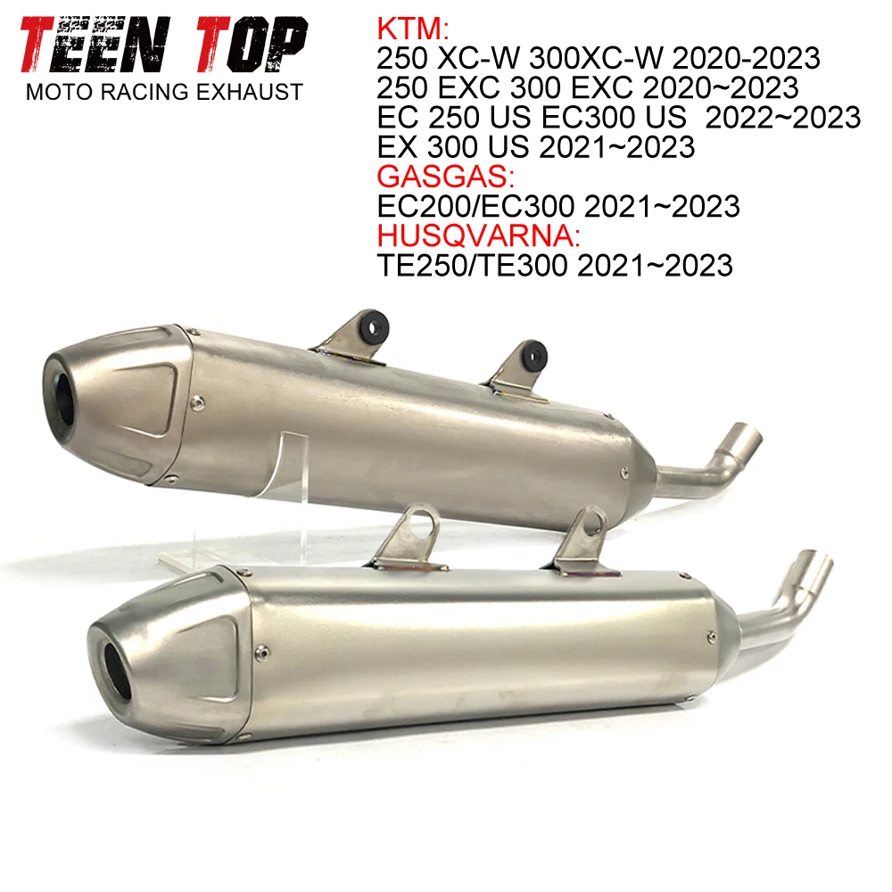2 Stroke Offroad Bike Escape Exhaust Muffler For KTM 250/300 XC-W 250 EXC Slip on Exhaust 2020-2023 Titanium Alloy Dirt Bike
2 Stroke Offroad Bike Escape Exhaust Muffler For KTM 250/300 XC-W 250 EXC Slip on Exhaust 2020-2023 Titanium Alloy Dirt Bike