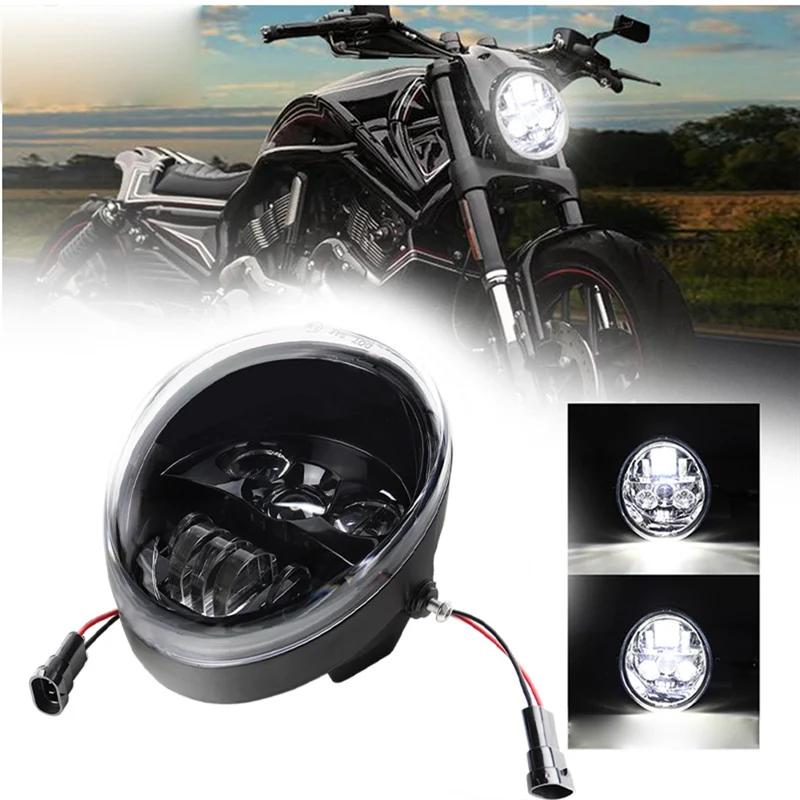 Motorcycle Modified Black Motorcycle Headlight For VRSC VRSCA VRSCAW Screamin Eagle CVO V-Rod Street Rod Parts Accessories
Motorcycle Modified Black Motorcycle Headlight For VRSC VRSCA VRSCAW Screamin Eagle CVO V-Rod Street Rod Parts Accessories
