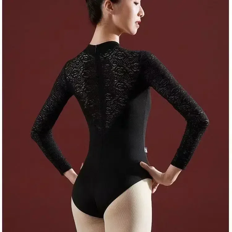 Ballet Leotards For Women Dancewear Lace Back Adult Ballerina Clothes Long Sleeve Leotard Stand-up Collar Swimwear Costume
Ballet Leotards For Women Dancewear Lace Back Adult Ballerina Clothes Long Sleeve Leotard Stand-up Collar Swimwear Costume