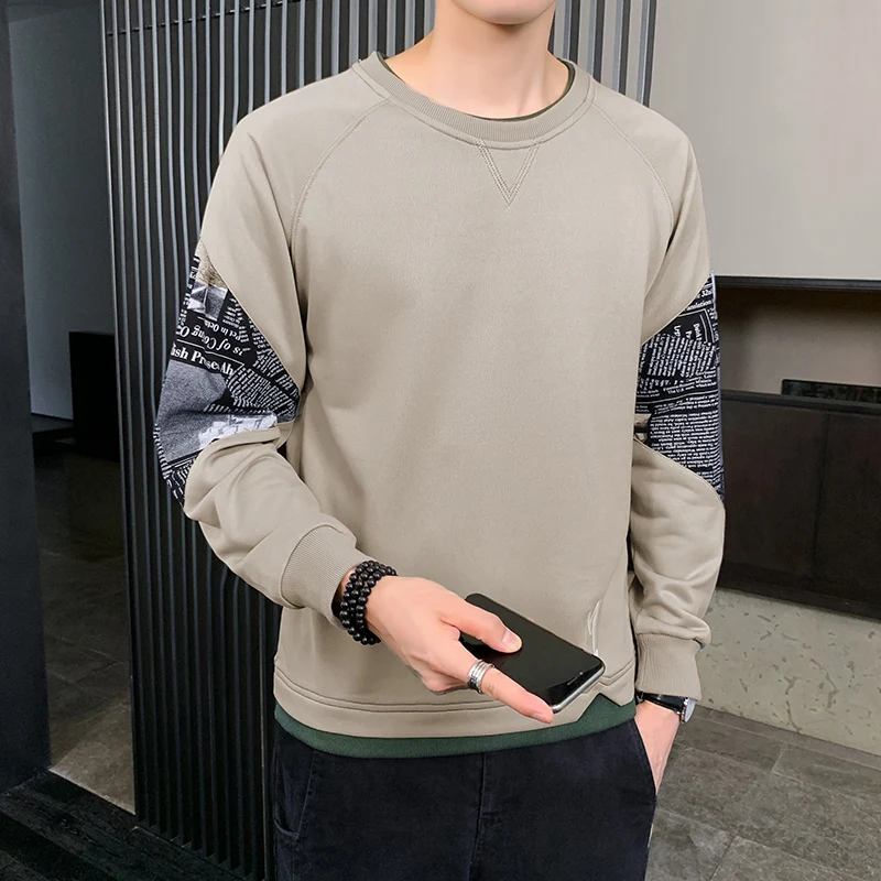 New Mens Patchwork Long Sleeve T-shirt Sweatshirt Male Casual Long Sleeve Crewneck Sweatshirts Hip Hop Pullover
New Mens Patchwork Long Sleeve T-shirt Sweatshirt Male Casual Long Sleeve Crewneck Sweatshirts Hip Hop Pullover