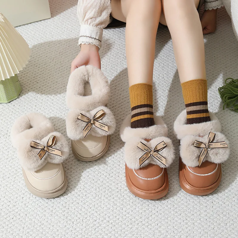 Winter Warm Fluffy Bowknot Round Toe EVA Indoor Household Slippers Comfortable Shoes Sweet Cute
Winter Warm Fluffy Bowknot Round Toe EVA Indoor Household Slippers Comfortable Shoes Sweet Cute