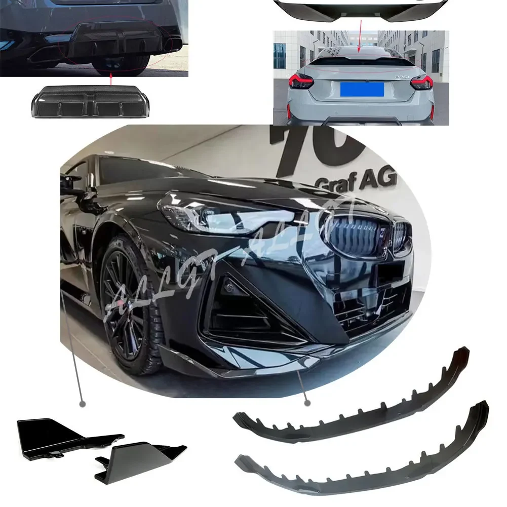 Bumper Lip Spoiler Side Lower Splitters Body Kit Rear Spoiler Side skirts kit For BMW 2 Series G42 220i 225i M240i 2 Doors 2022+
Bumper Lip Spoiler Side Lower Splitters Body Kit Rear Spoiler Side skirts kit For BMW 2 Series G42 220i 225i M240i 2 Doors 2022+