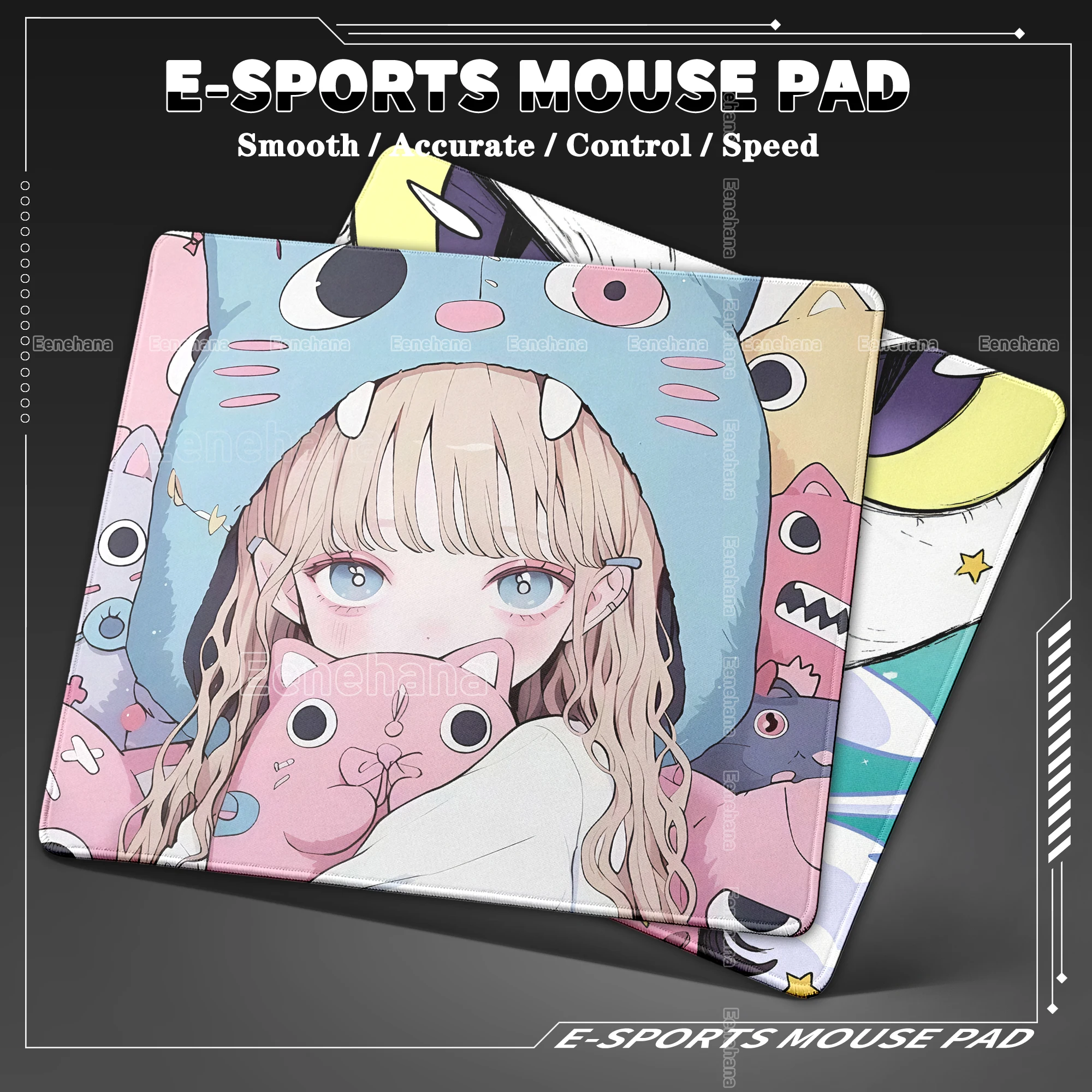 450x400MM Waterproof Pads Control Extended Mousemat Kawaii Anime Girl Office Laptop Mousepad Cat Desk Mat Gaming PC Accessories
450x400MM Waterproof Pads Control Extended Mousemat Kawaii Anime Girl Office Laptop Mousepad Cat Desk Mat Gaming PC Accessories