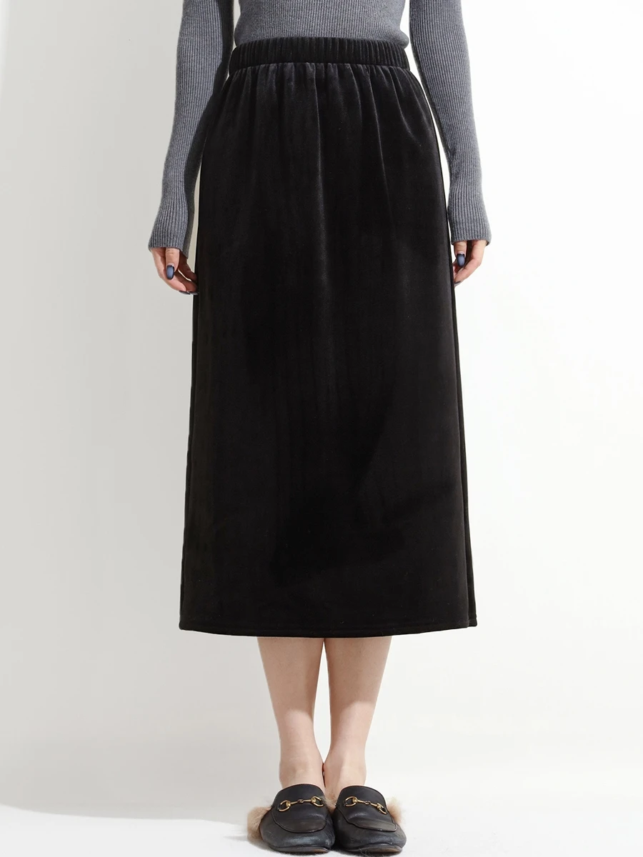 Mulan 2023 Winter New Fce Lined Velvet Asymmetrical High Waist Straight Skirt Bla Q79 Women's Faion Mid-Length Skirts
Mulan 2023 Winter New Fce Lined Velvet Asymmetrical High Waist Straight Skirt Bla Q79 Women's Faion Mid-Length Skirts