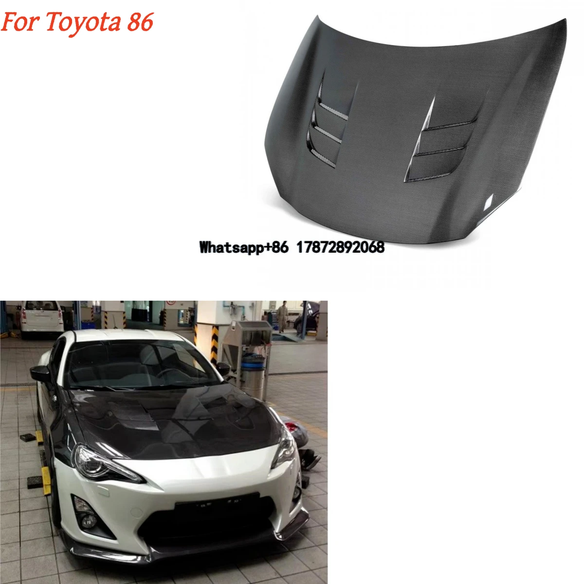 Fits for 86 Carbon Fiber Engine Hood 2012-2017 MBJ Style Real Carbon Fiber Part for Replacement.
Fits for 86 Carbon Fiber Engine Hood 2012-2017 MBJ Style Real Carbon Fiber Part for Replacement.