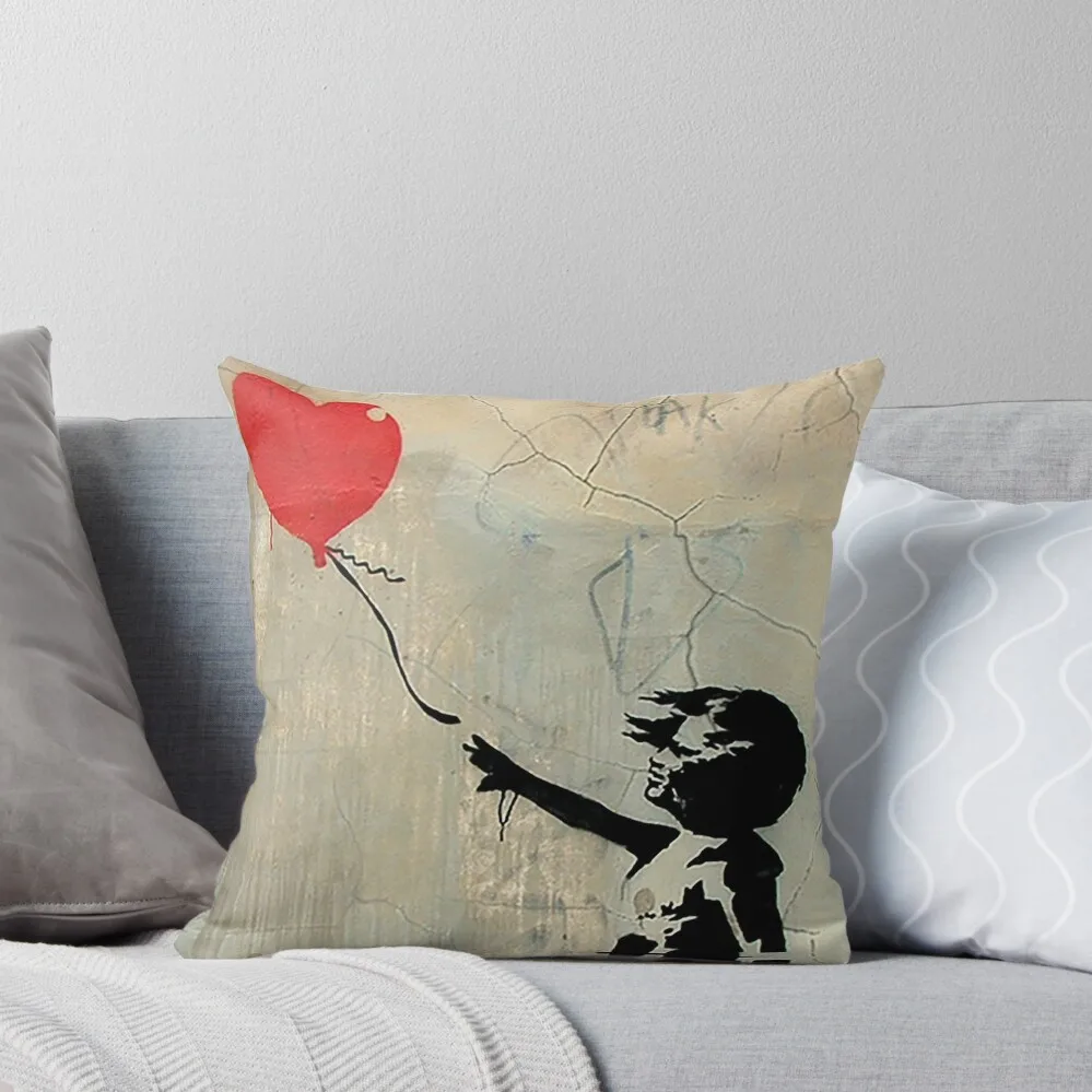 Banksy Red Heart Balloon Throw Pillow Decorative pillowcase Christmas s Covers Sofa Pillow Cover pillow
Banksy Red Heart Balloon Throw Pillow Decorative pillowcase Christmas s Covers Sofa Pillow Cover pillow