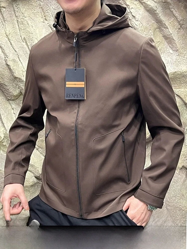 Итальянская высококачественная футболка, легкая дышащая мужская деловая повседневная тонкая верхняя одежда с капюшоном на осень 2023 года
Итальянская высококачественная футболка, легкая дышащая мужская деловая повседневная тонкая верхняя одежда с капюшоном на осень 2023 года