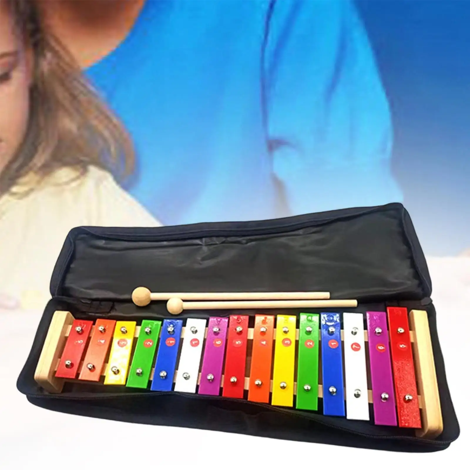 Радужный ксилофон на 15 нот для развития музыкальных навыков у детей, музыкальное образование
Радужный ксилофон на 15 нот для развития музыкальных навыков у детей, музыкальное образование