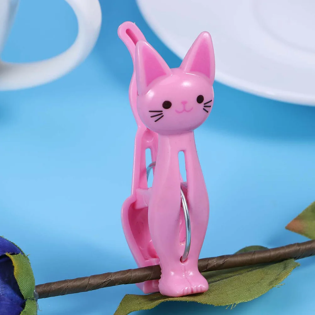 8pcs Cat Clothes Clips Windproof Towel Clamps For Beach Windproof Clothes Clip Chair Drying Blanket Quilt Fixing Plastic Clip
8pcs Cat Clothes Clips Windproof Towel Clamps For Beach Windproof Clothes Clip Chair Drying Blanket Quilt Fixing Plastic Clip