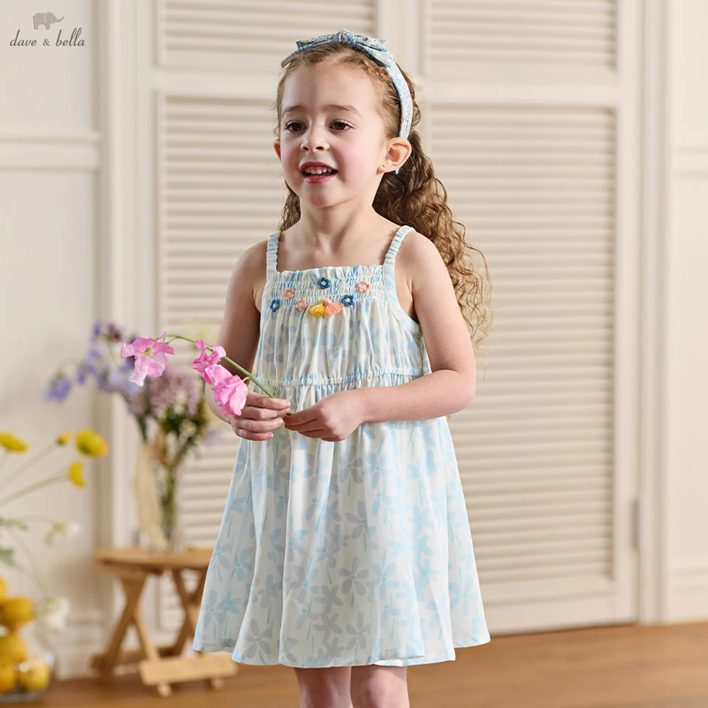 Dave Bella Girls Floral Summer Princess Dress Sweet Children Embroidery Sleeveless Dress Party Outdoor Clothes DB2261705
Dave Bella Girls Floral Summer Princess Dress Sweet Children Embroidery Sleeveless Dress Party Outdoor Clothes DB2261705