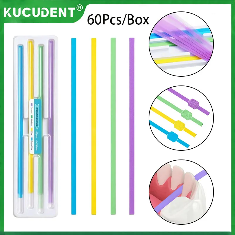 60Pcs Dental Sanding Strips Sandpaper Lightweight Portable Tear Resistant for Household for Tooth Grinding Polishing 4 Colors
60Pcs Dental Sanding Strips Sandpaper Lightweight Portable Tear Resistant for Household for Tooth Grinding Polishing 4 Colors