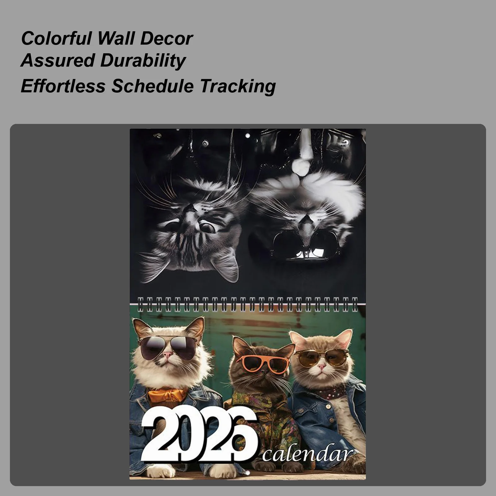 2026 в очках, календарь для кошек, 12 месяцев, модный календарь для кошек, двухпроводной переплет, настенный планировщик, офисный план расписания, домашний декор
2026 в очках, календарь для кошек, 12 месяцев, модный календарь для кошек, двухпроводной переплет, настенный планировщик, офисный план расписания, домашний декор